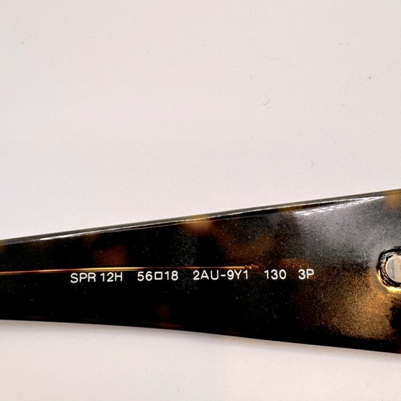 Prada Havana Brown Tortoise Shell Polarized Sunglasses with gold lenses - EUC - Picture 8 of 10